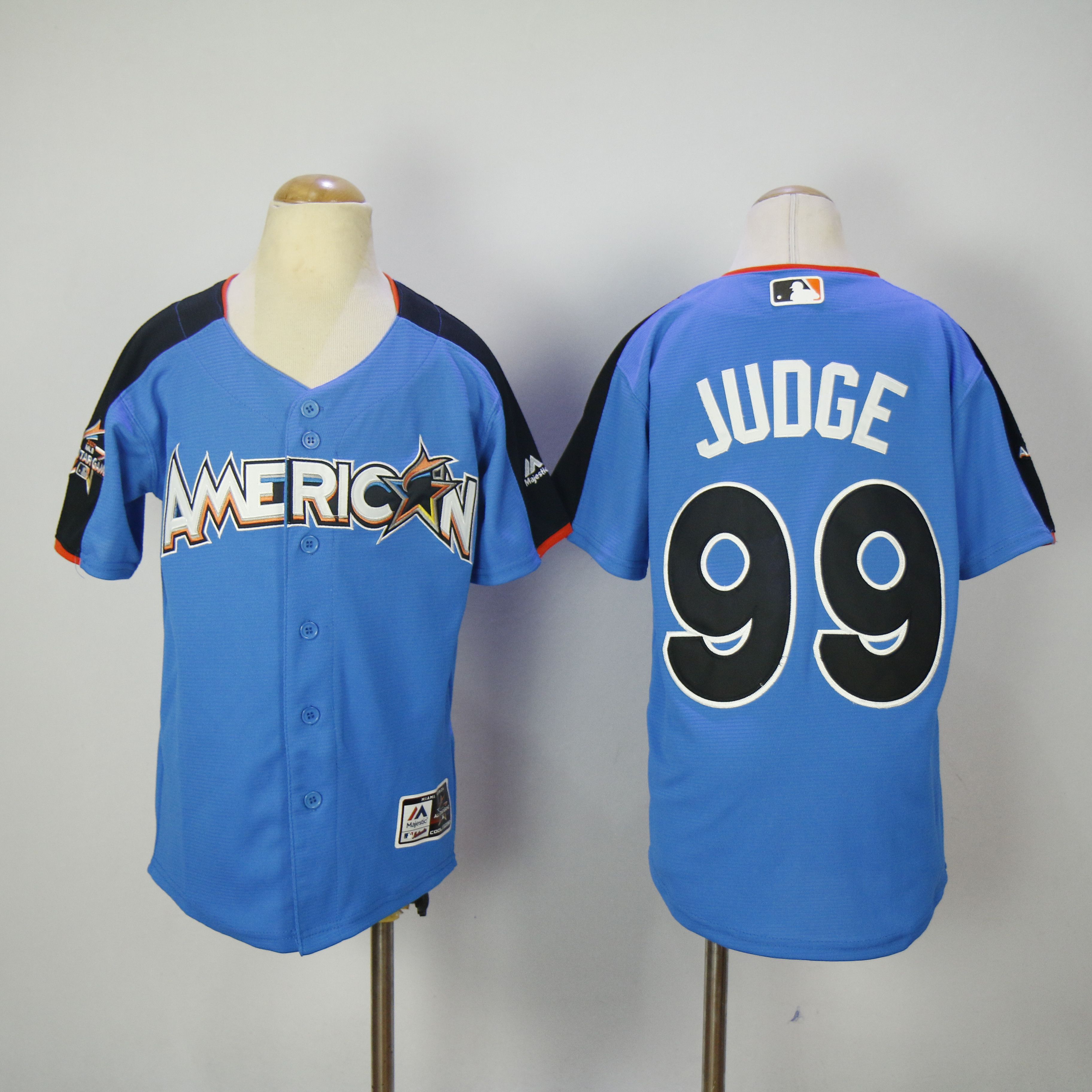 Youth New York Yankees #99 Judge Blue All star MLB Jerseys